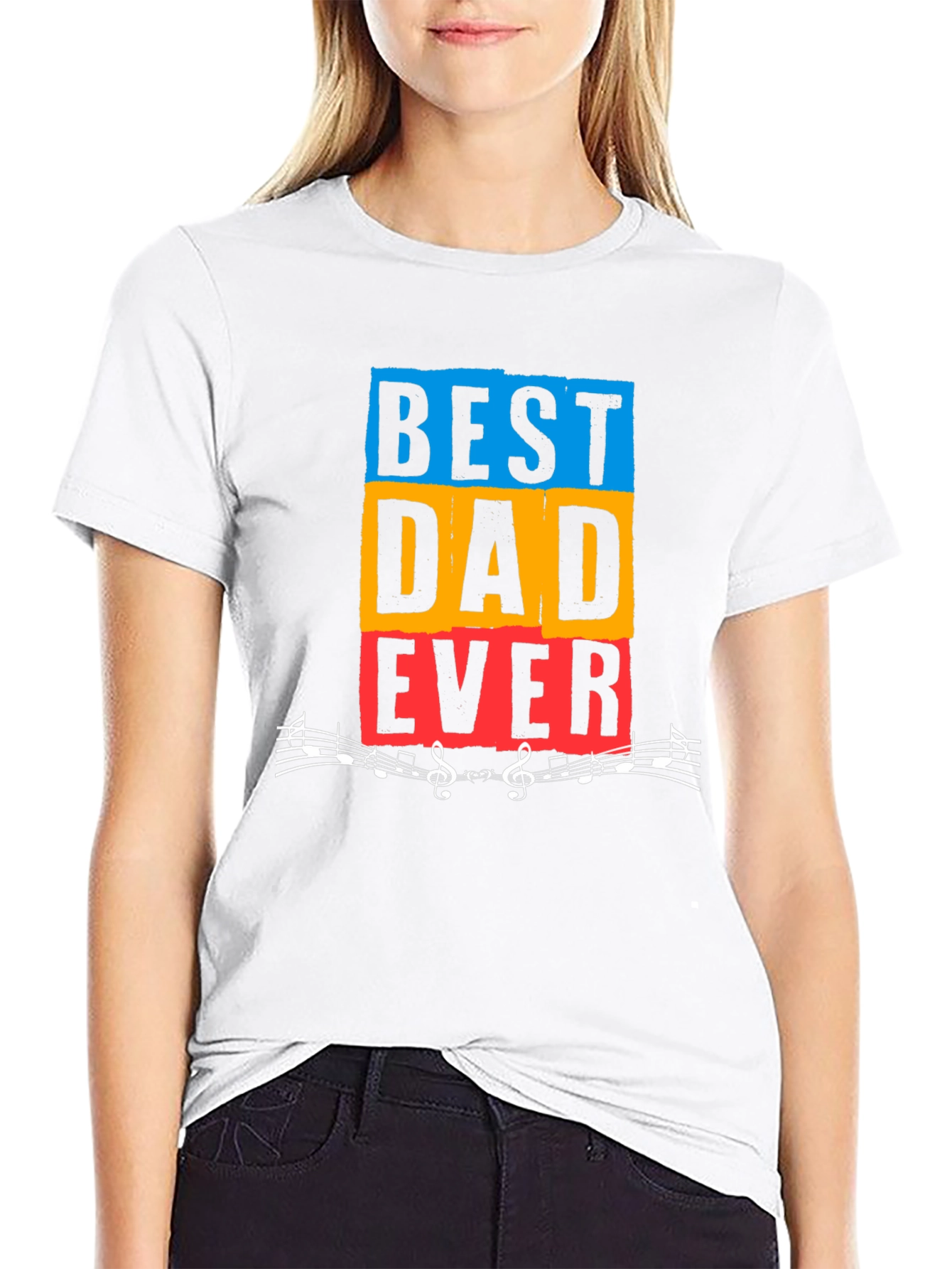 Best Dad Ever Graphic T-Shirt - Music Loving Father