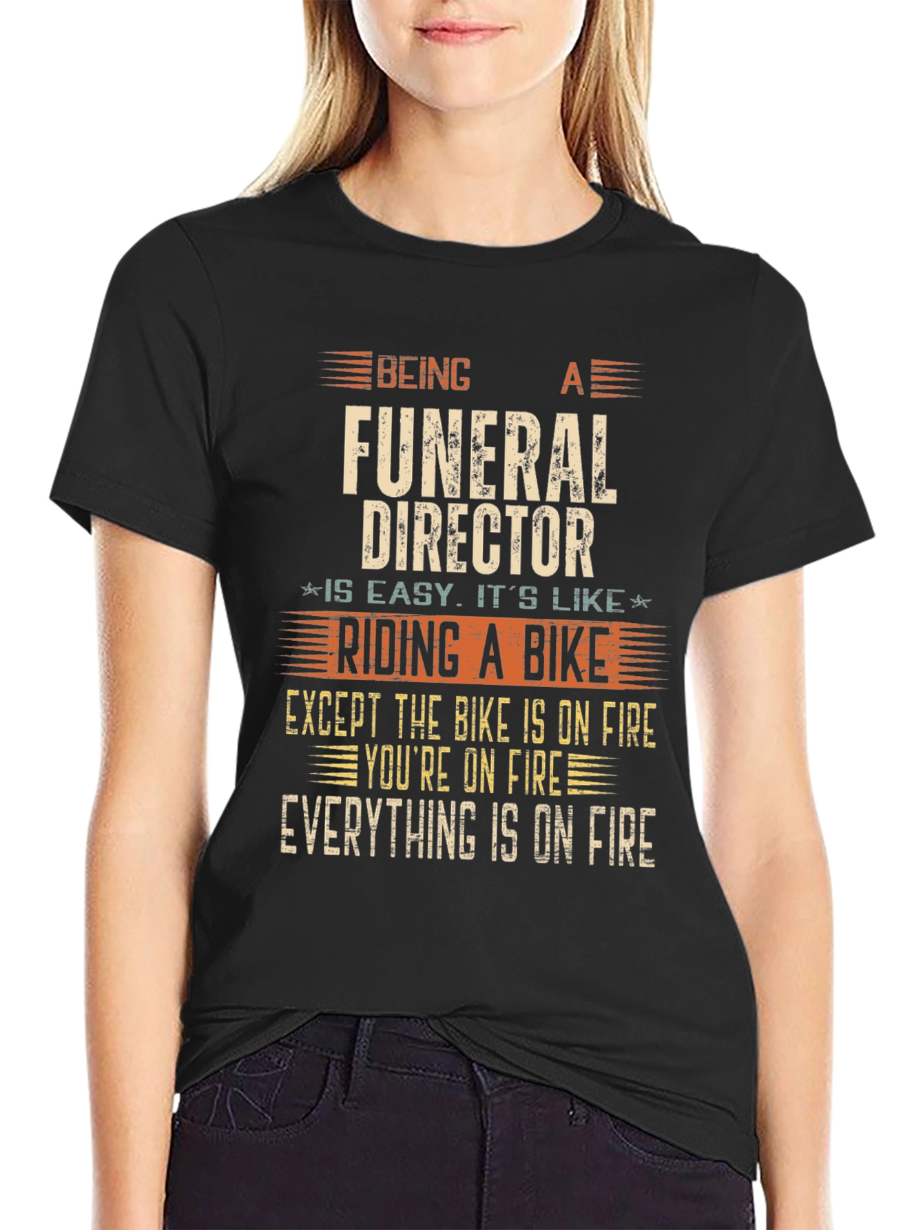 Funeral Director On Fire T-Shirt