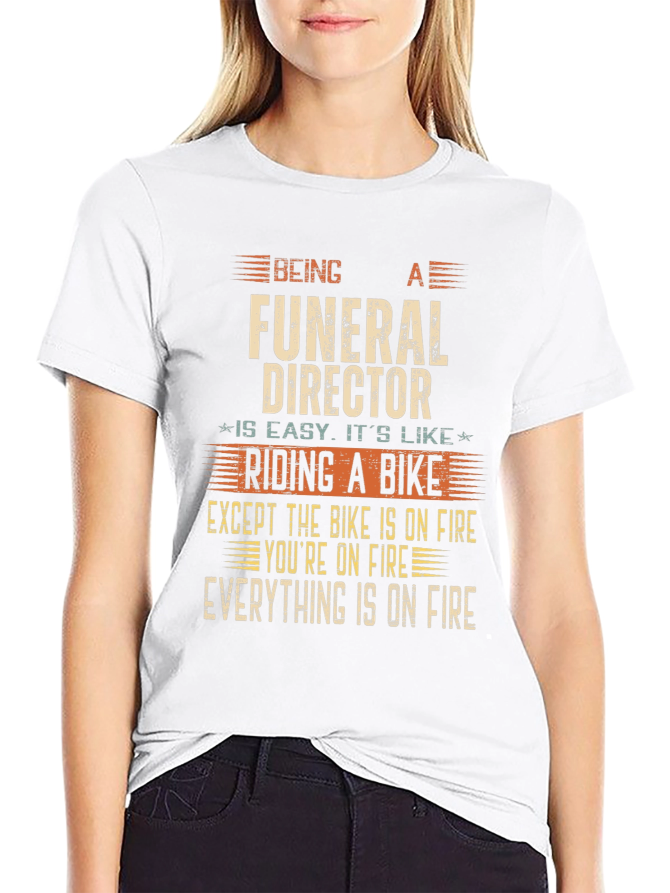 Funeral Director On Fire T-Shirt