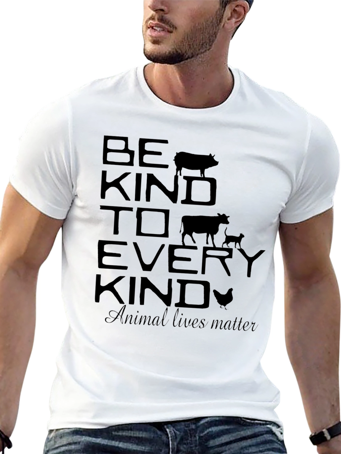 Be Kind T-Shirt - Animal Rights Tee