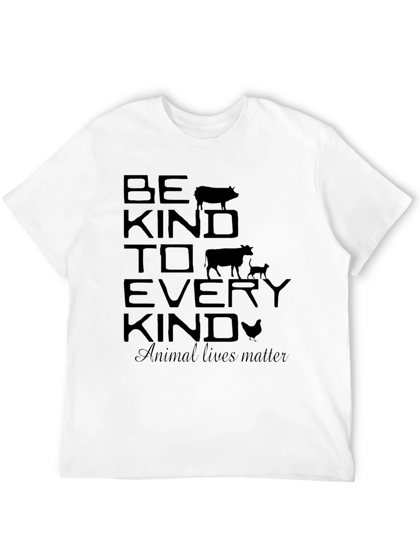 Be Kind T-Shirt - Animal Rights Tee