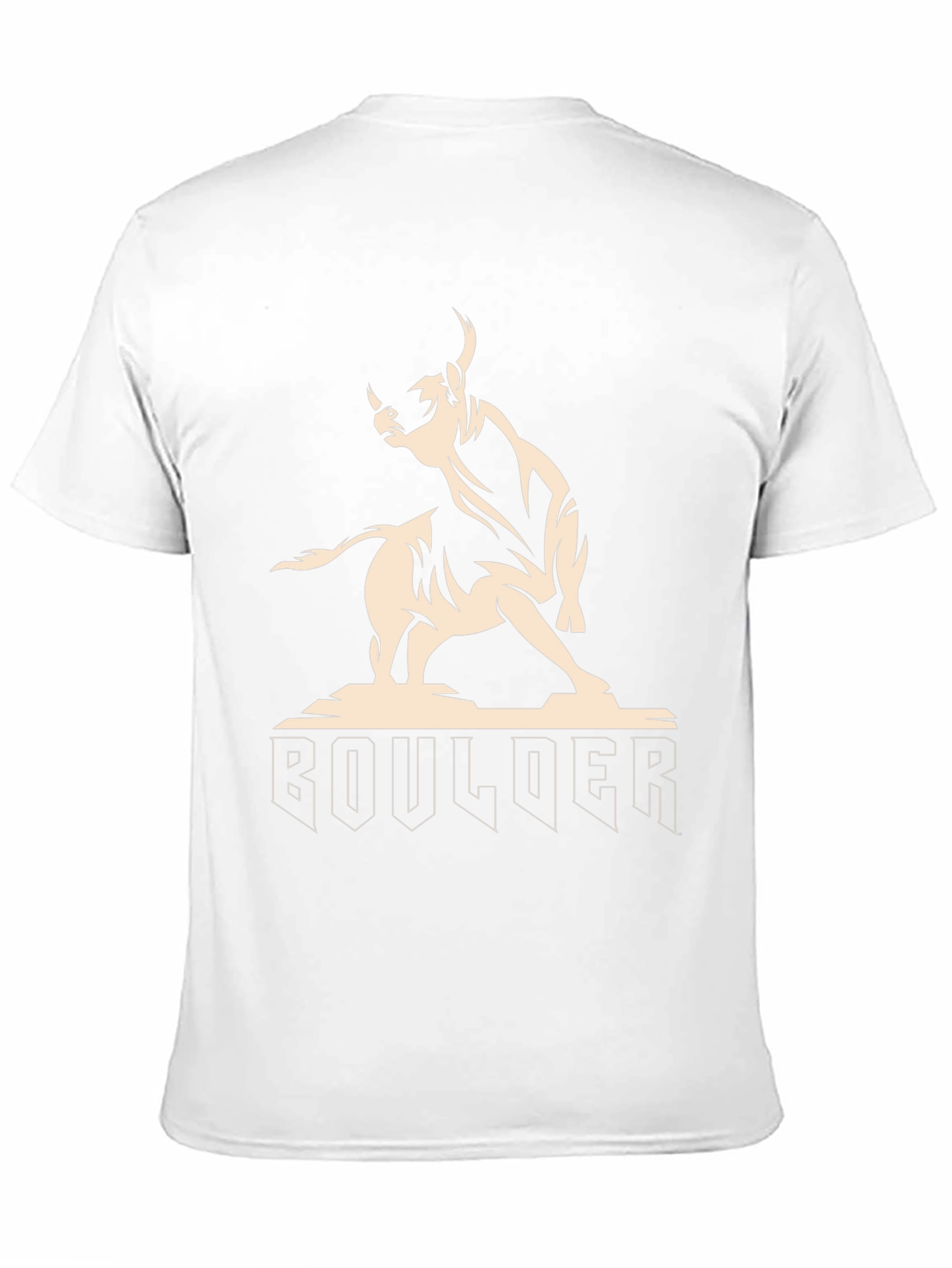 Boulder Bull Graphic Tee - Black Cotton T-Shirt