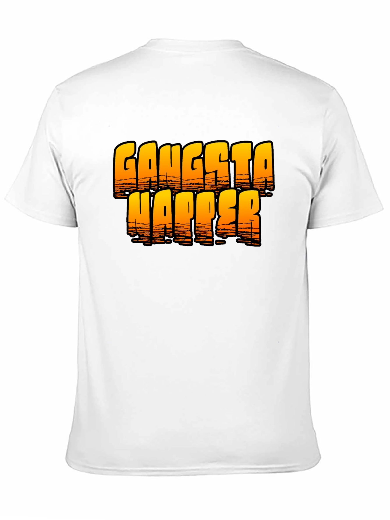 Gangsta Napper Graphic T-Shirt - Black