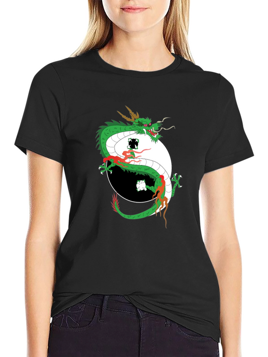 Dragon Yin Yang Graphic Tee