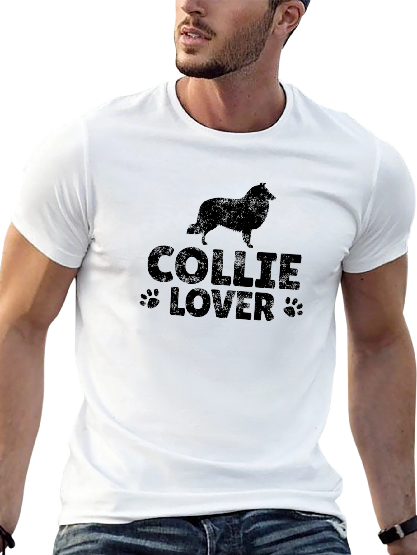 Collie Lover Graphic Tee - Dog Breed T-Shirt
