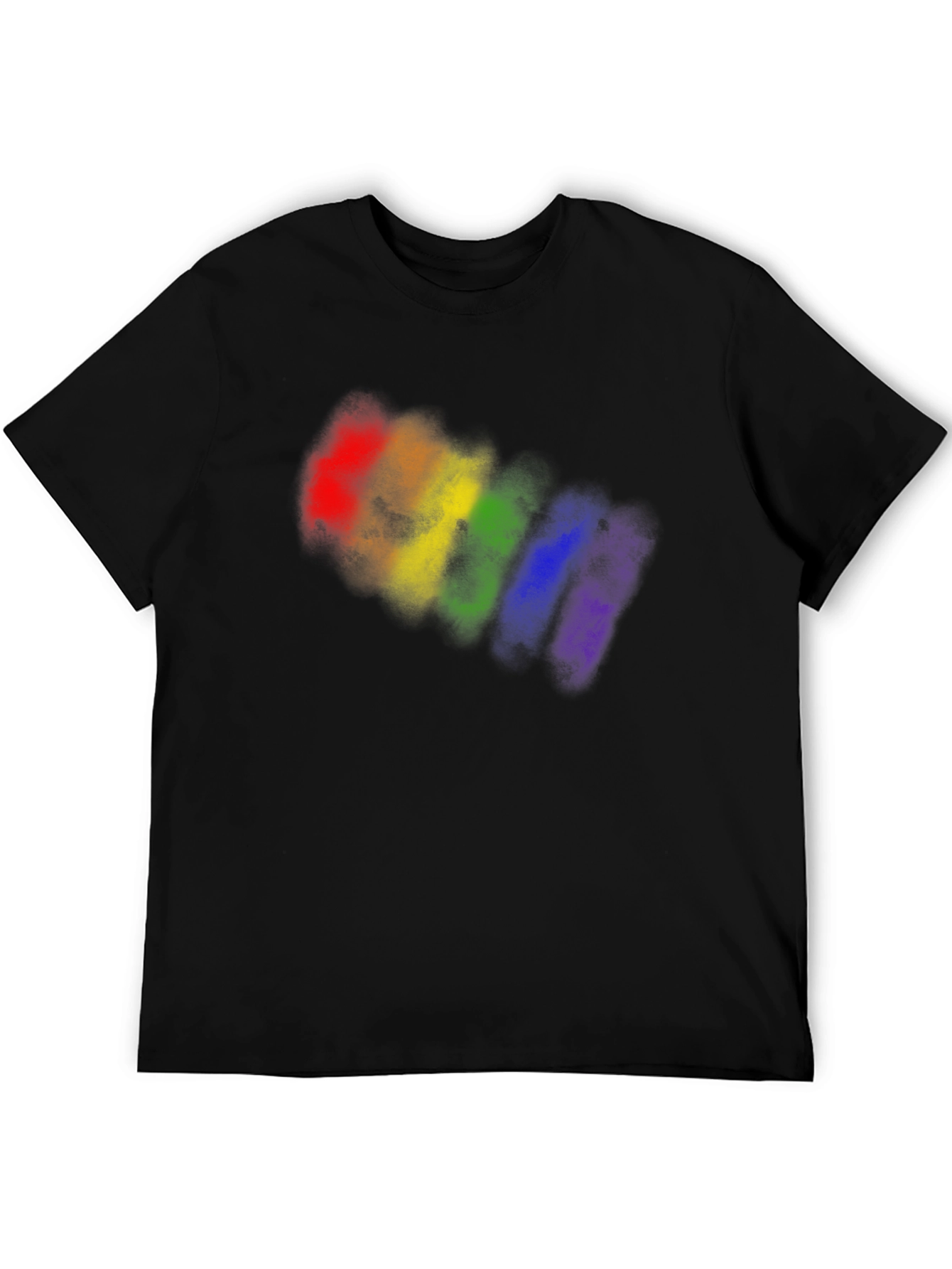 Rainbow Pride Graphic Black T-Shirt