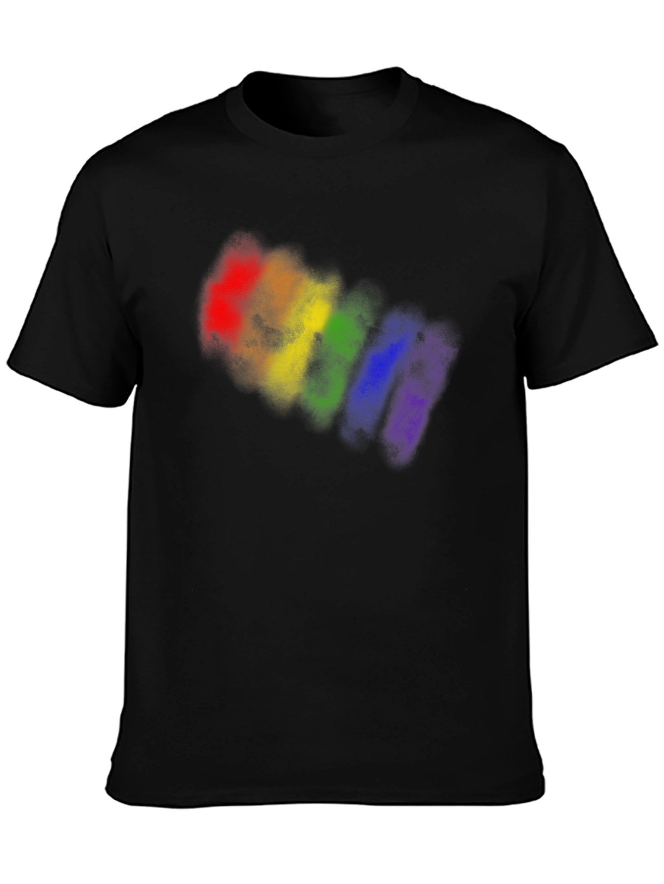 Rainbow Pride Graphic Black T-Shirt