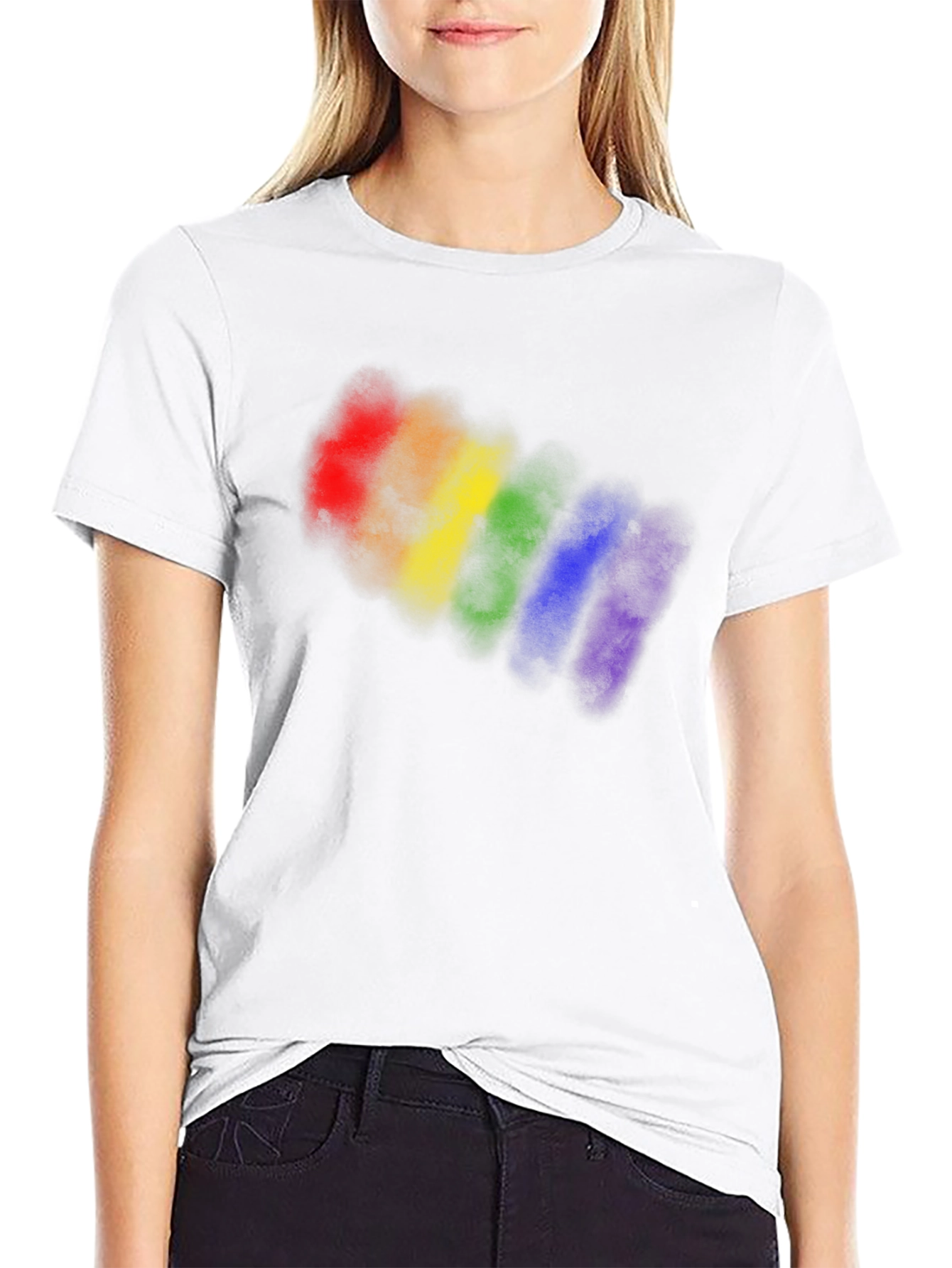 Rainbow Pride Graphic Black T-Shirt