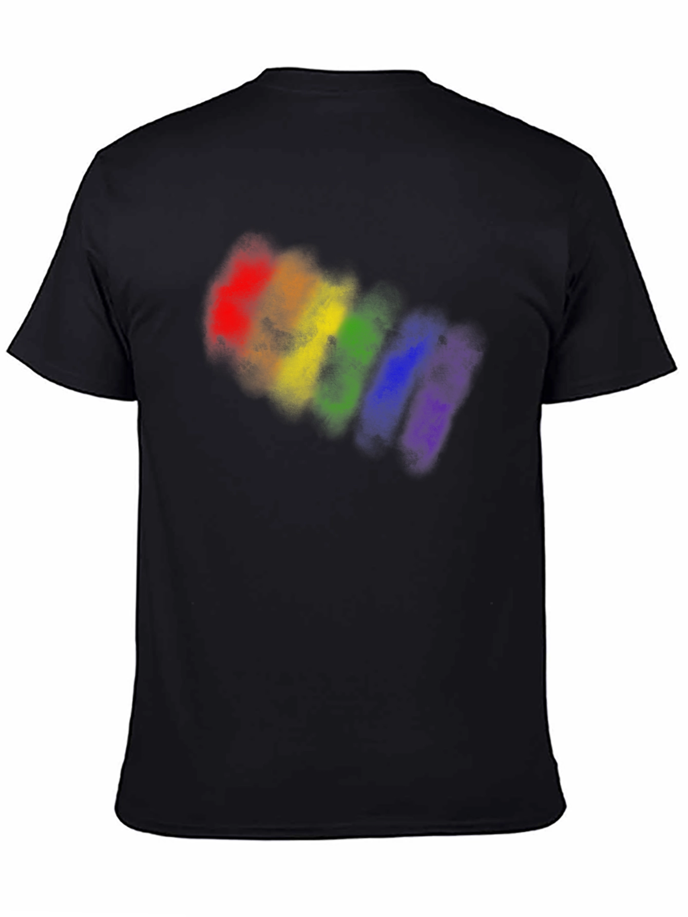 Rainbow Pride Graphic Black T-Shirt