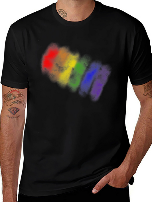 Rainbow Pride Graphic Black T-Shirt