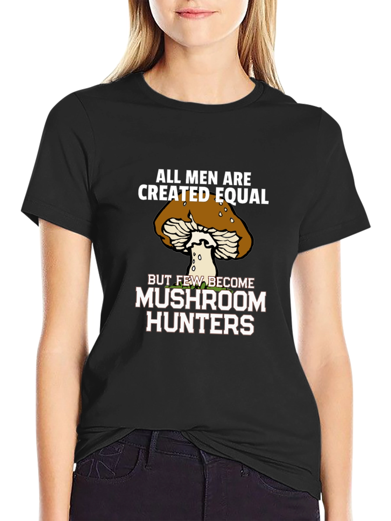Mushroom Hunter Graphic Tee - All Men Created Equal