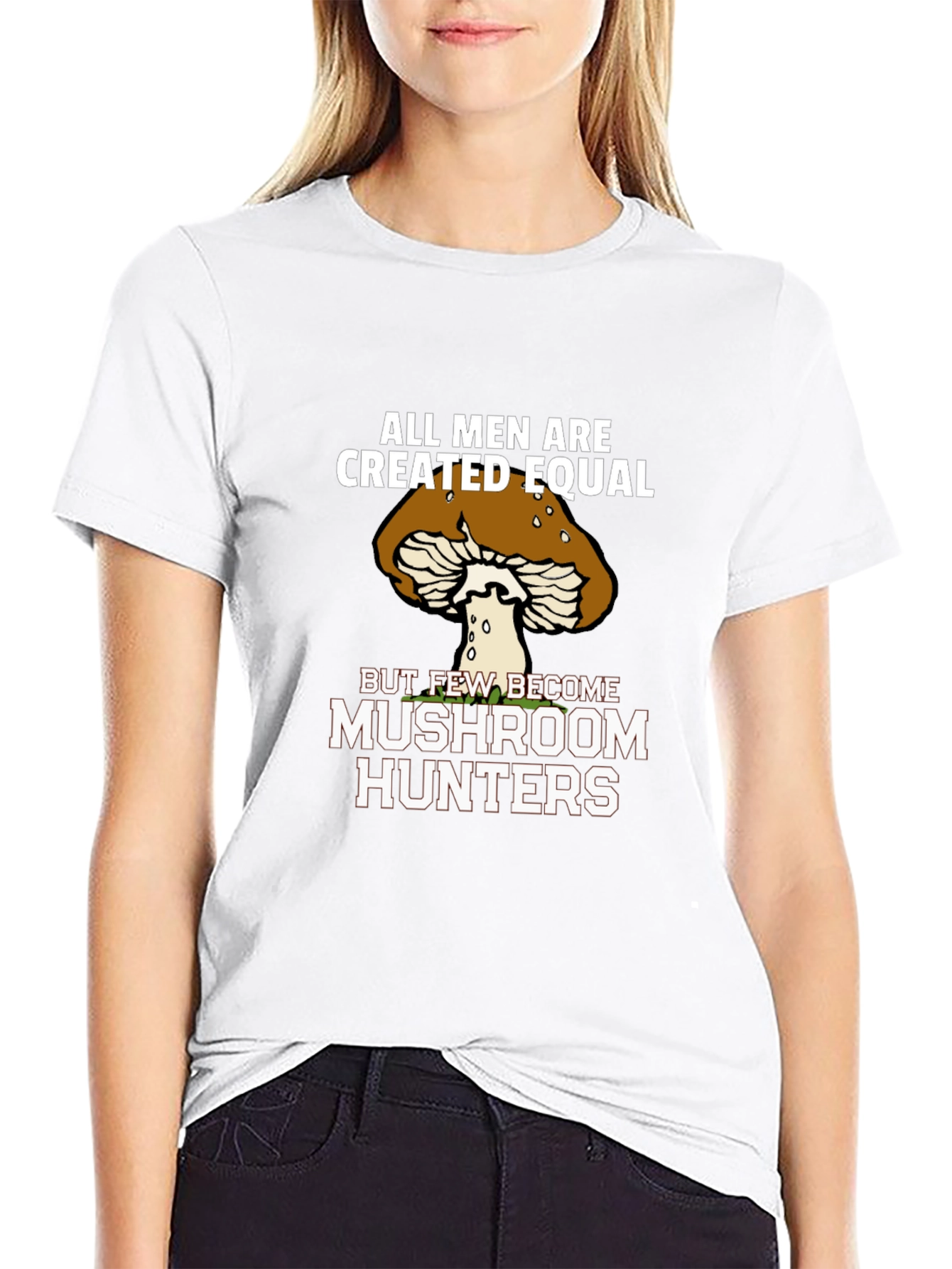 Mushroom Hunter Graphic Tee - All Men Created Equal