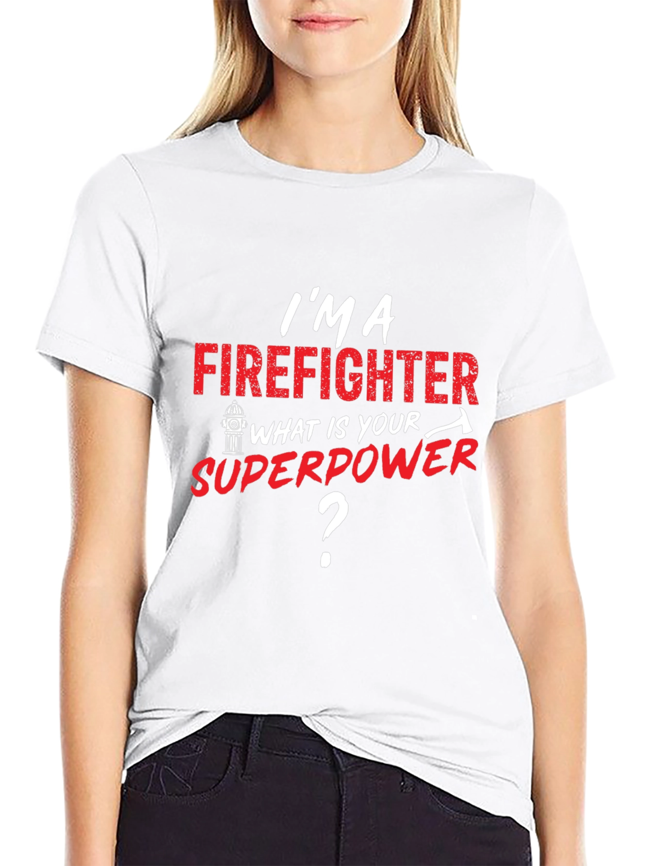 Firefighter Superpower T-Shirt - Heroic Design