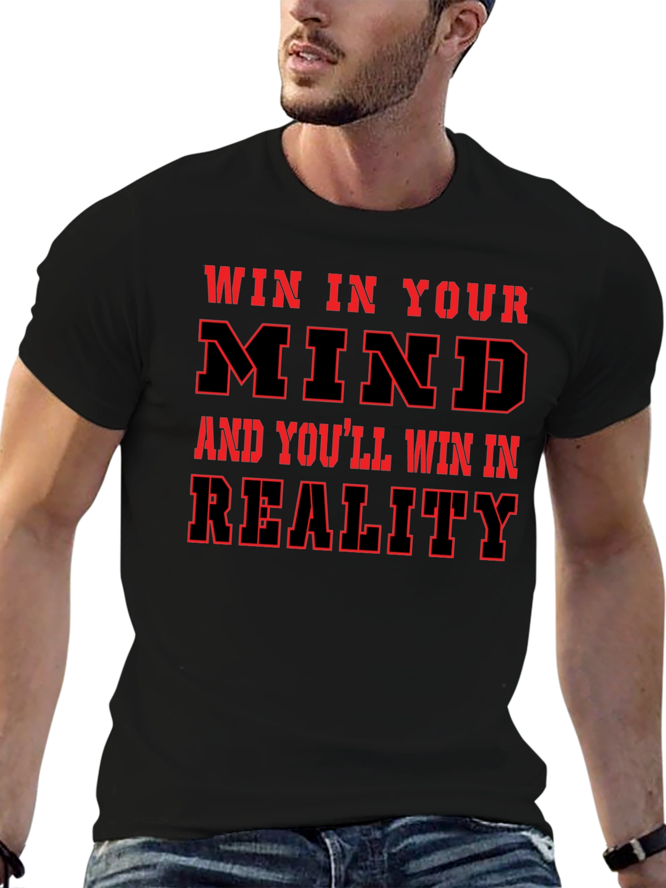 Motivational Mindset Graphic T-Shirt