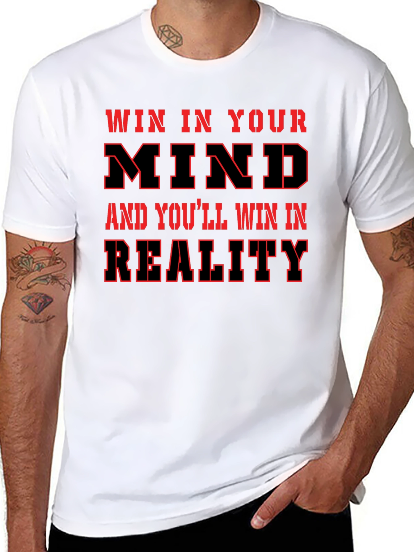 Motivational Mindset Graphic T-Shirt