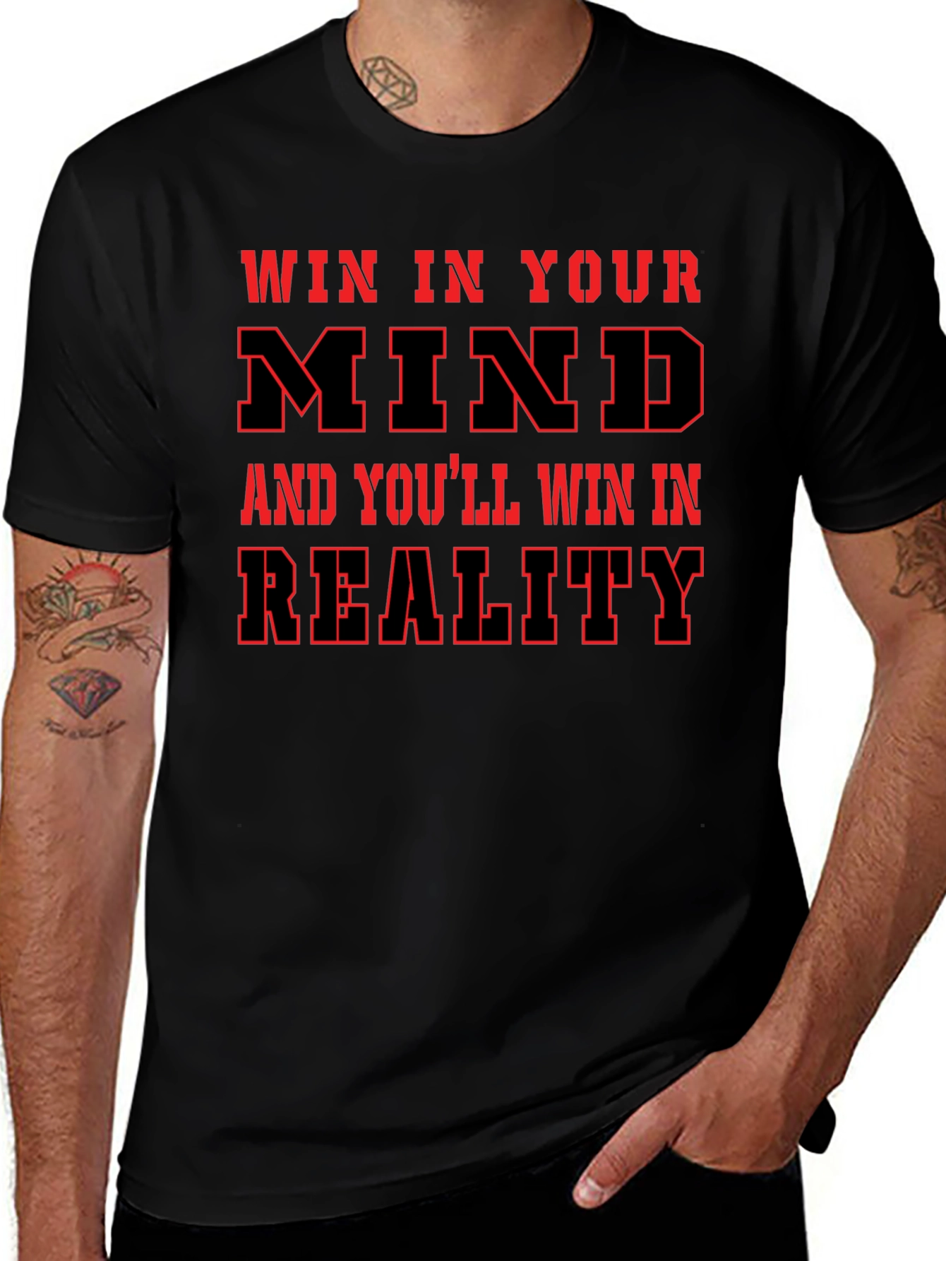 Motivational Mindset Graphic T-Shirt