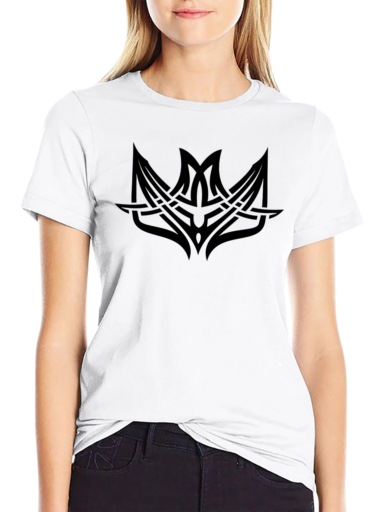 Black Trident Graphic T-Shirt