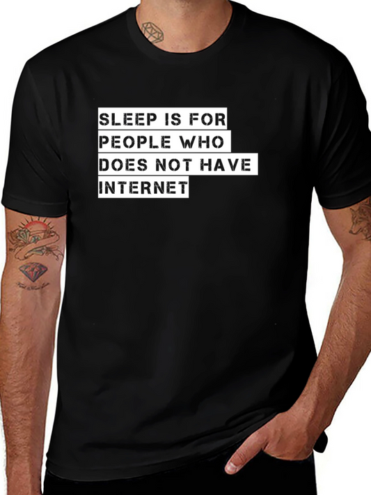 Sleep is for People T-Shirt - Funny Internet Humor Tee
