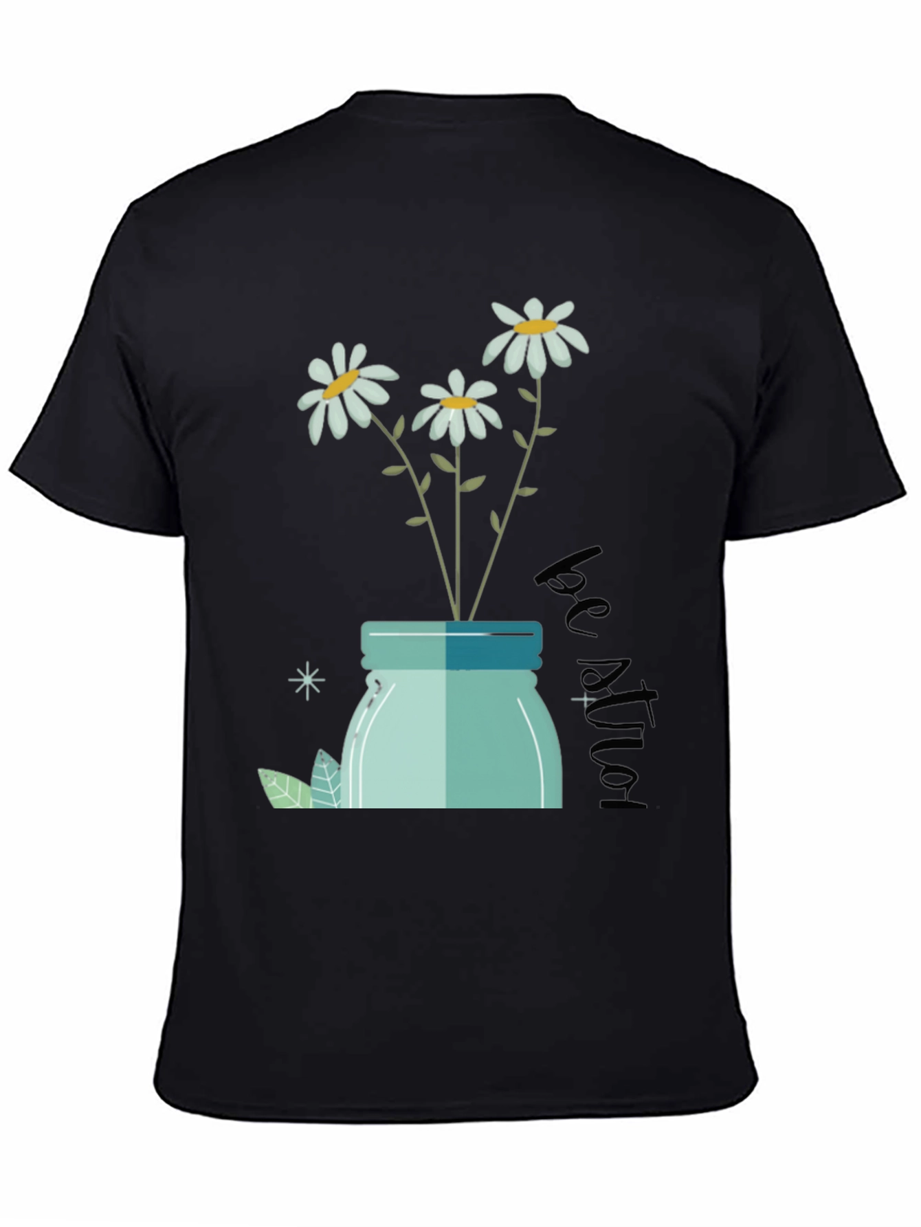 Daisy Jar Graphic Tee - Be Kind T-Shirt