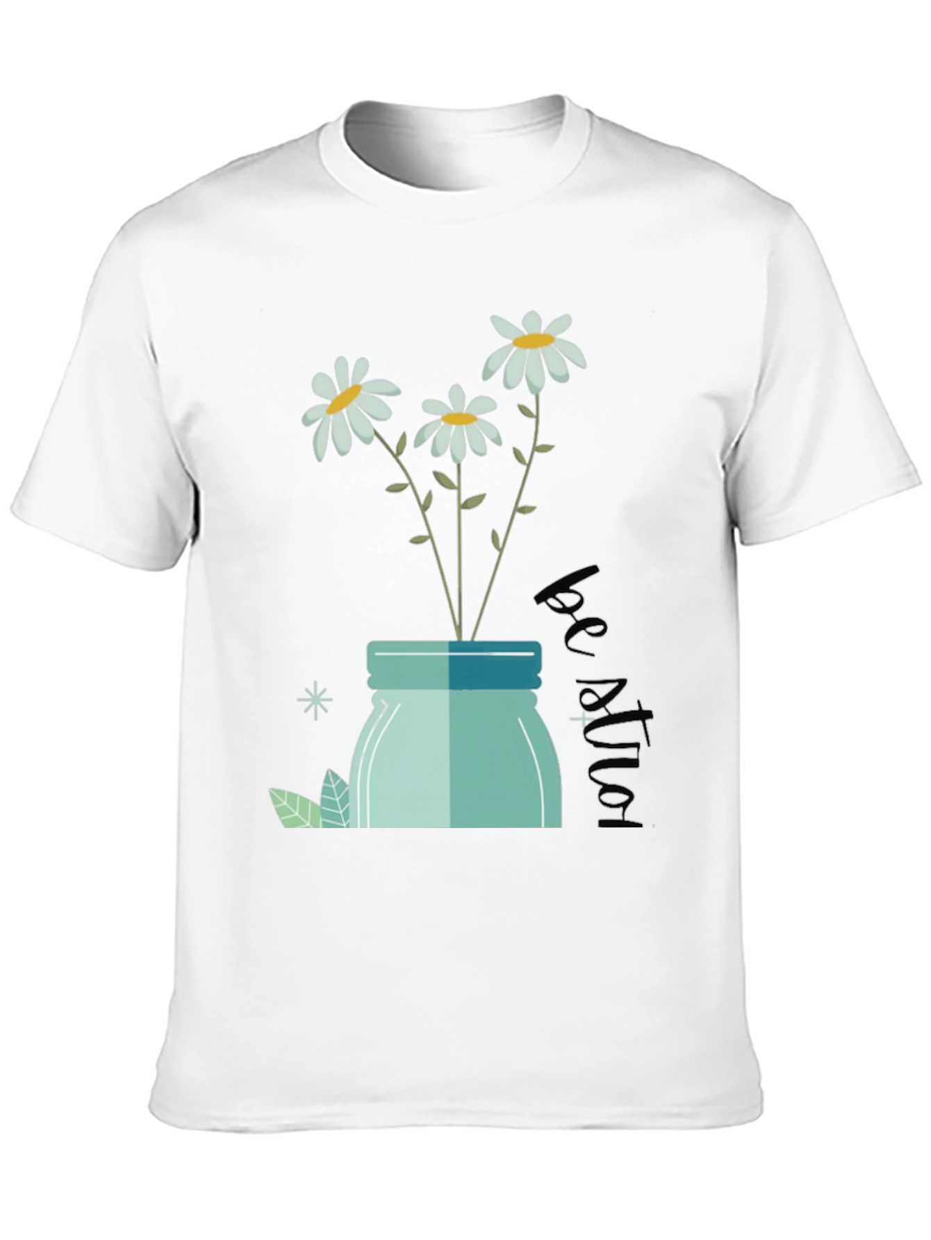 Daisy Jar Graphic Tee - Be Kind T-Shirt