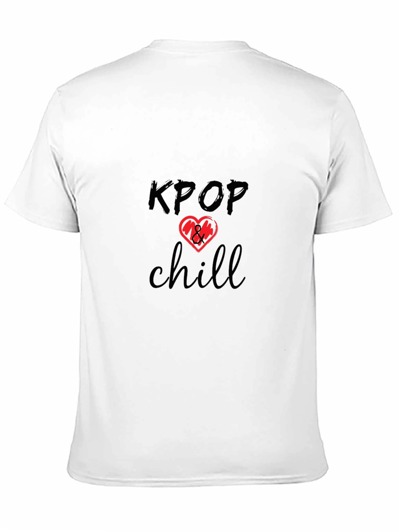 KPOP Chill Graphic Tee - Casual Comfort