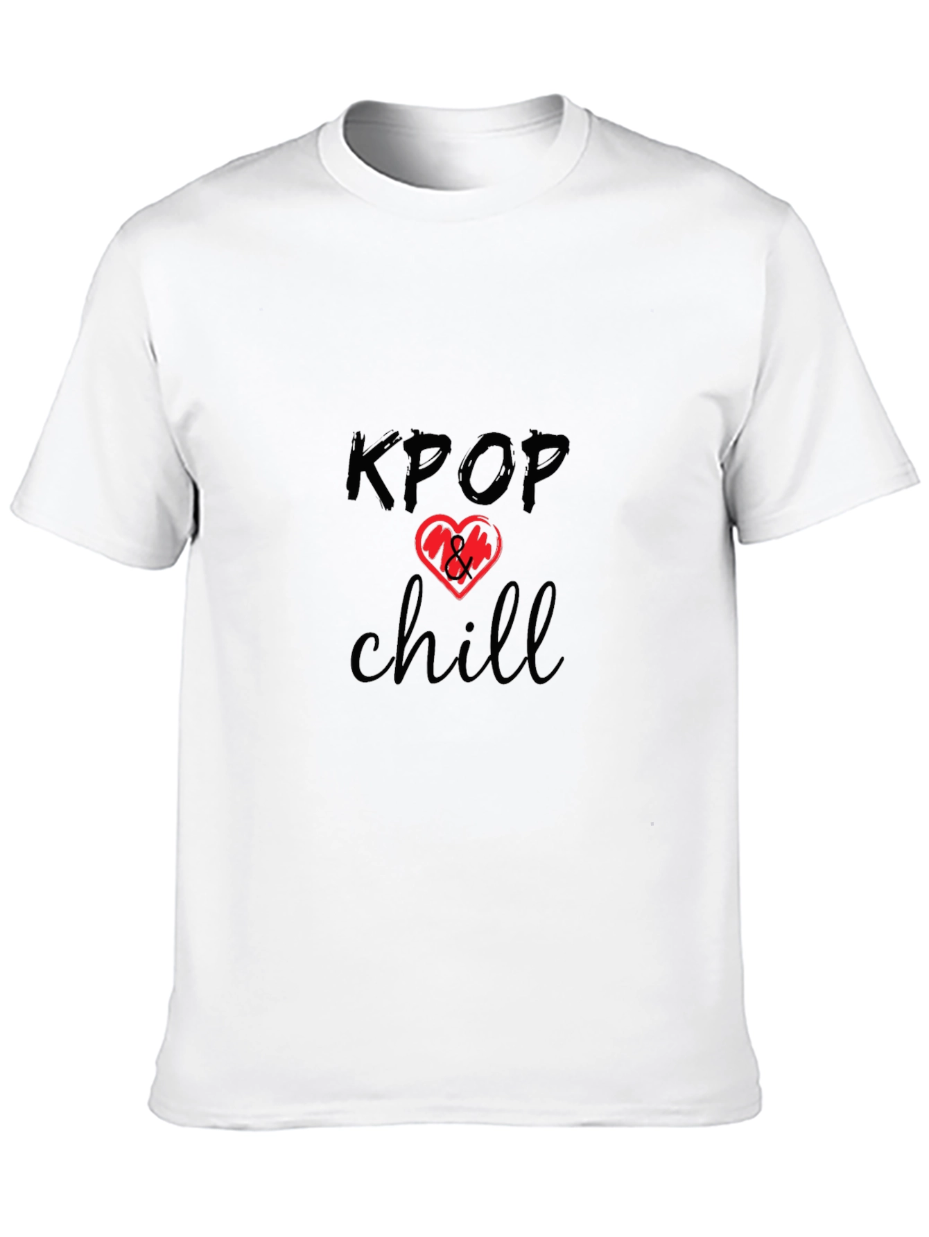 KPOP Chill Graphic Tee - Casual Comfort
