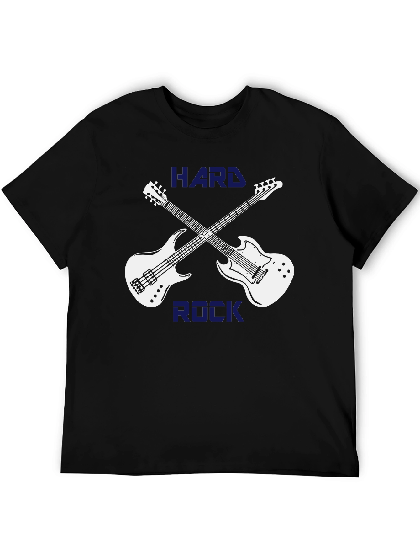 Hard Rock Guitar T-Shirt - Black