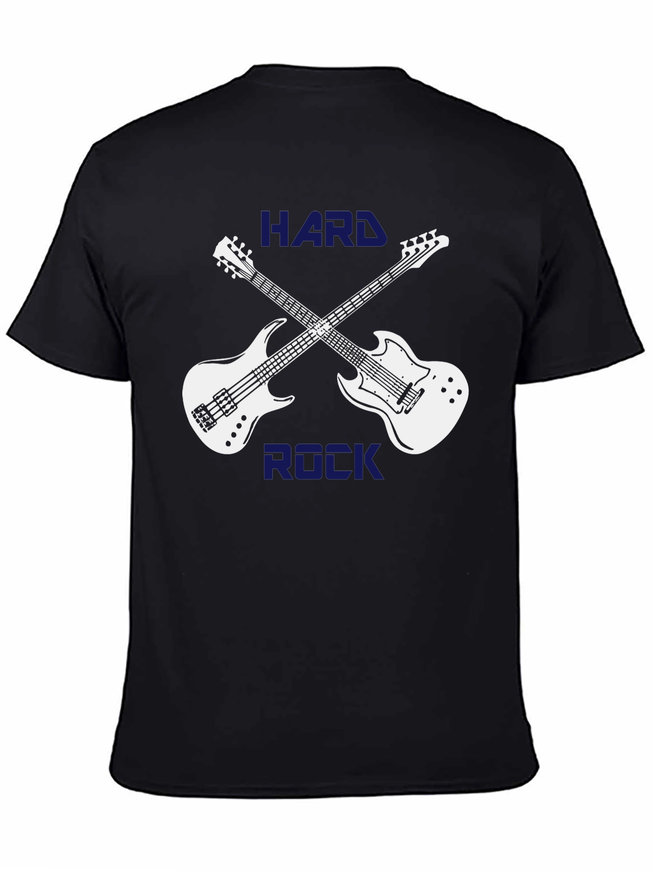 Hard Rock Guitar T-Shirt - Black