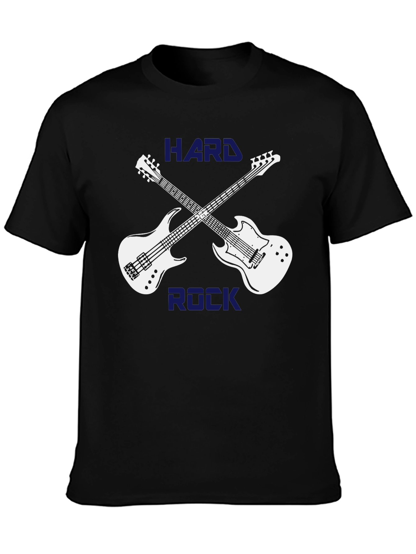 Hard Rock Guitar T-Shirt - Black