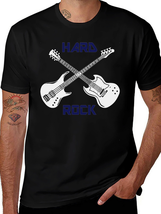 Hard Rock Guitar T-Shirt - Black