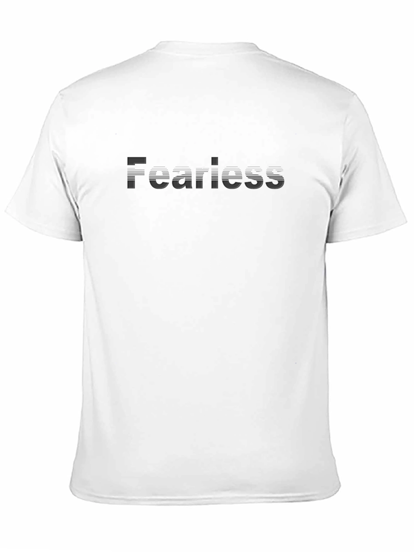 Fearless Black T-Shirt - Mens Premium Crew Neck Tee