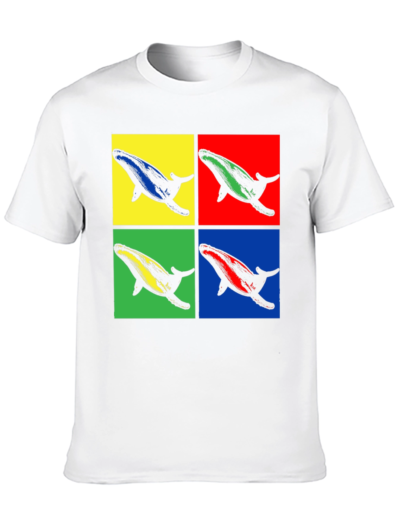 Whale Pop Art Graphic T-Shirt - Stylish & Unique
