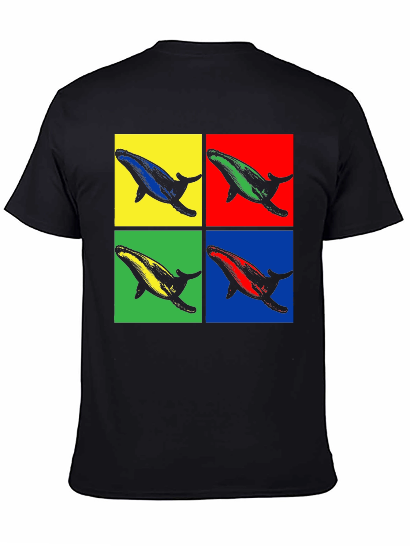 Whale Pop Art Graphic T-Shirt - Stylish & Unique