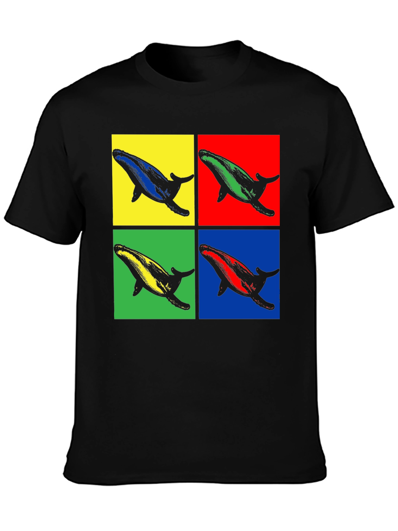 Whale Pop Art Graphic T-Shirt - Stylish & Unique