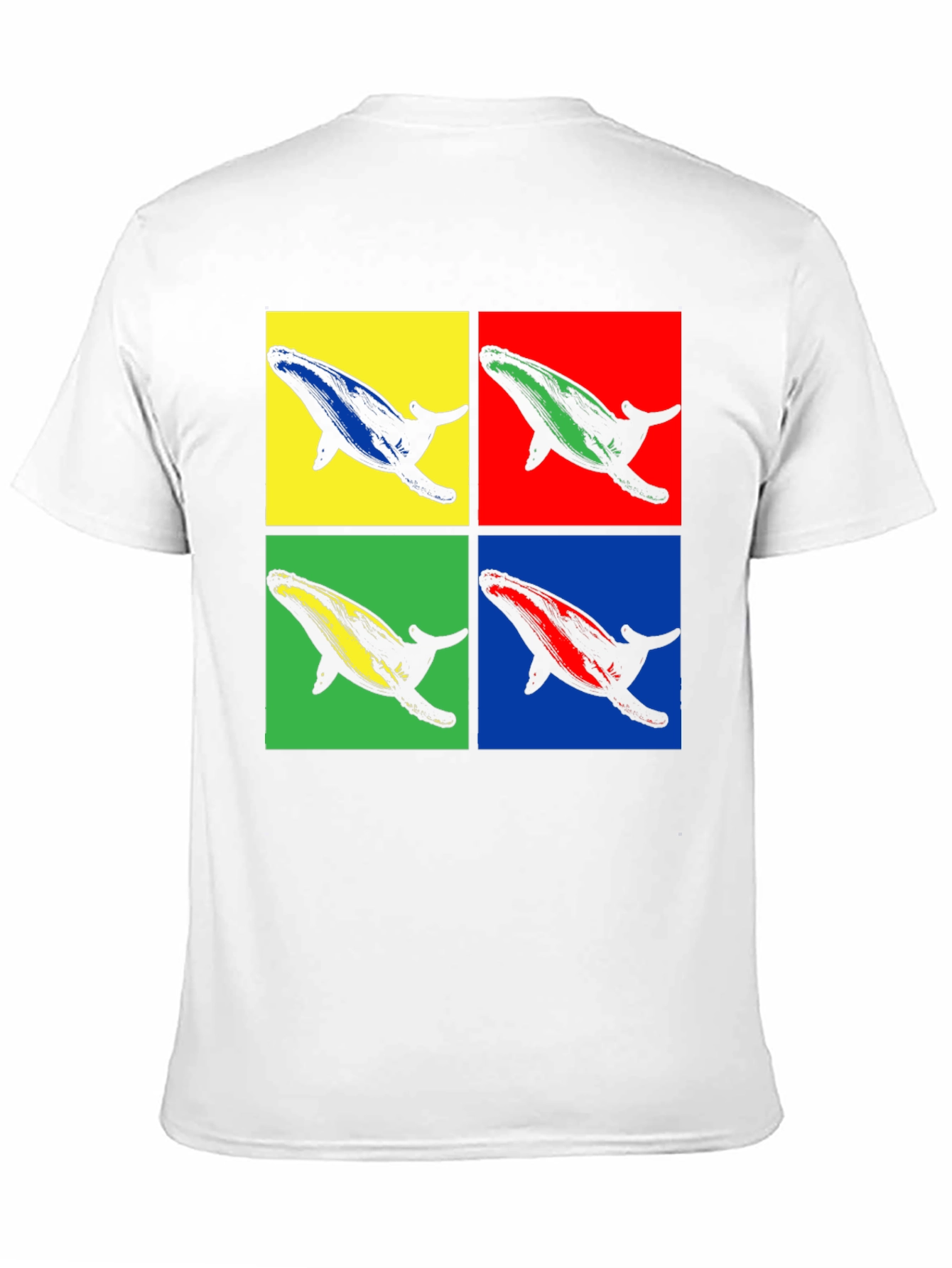 Whale Pop Art Graphic T-Shirt - Stylish & Unique