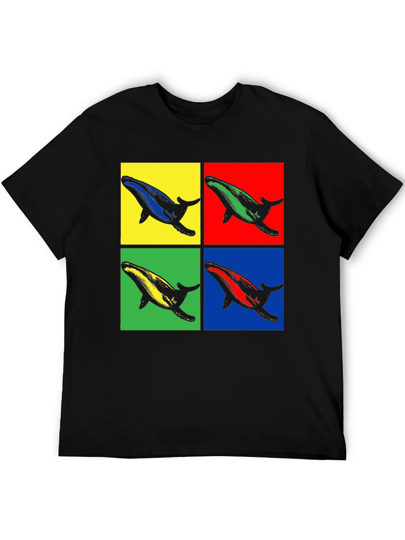 Whale Pop Art Graphic T-Shirt - Stylish & Unique