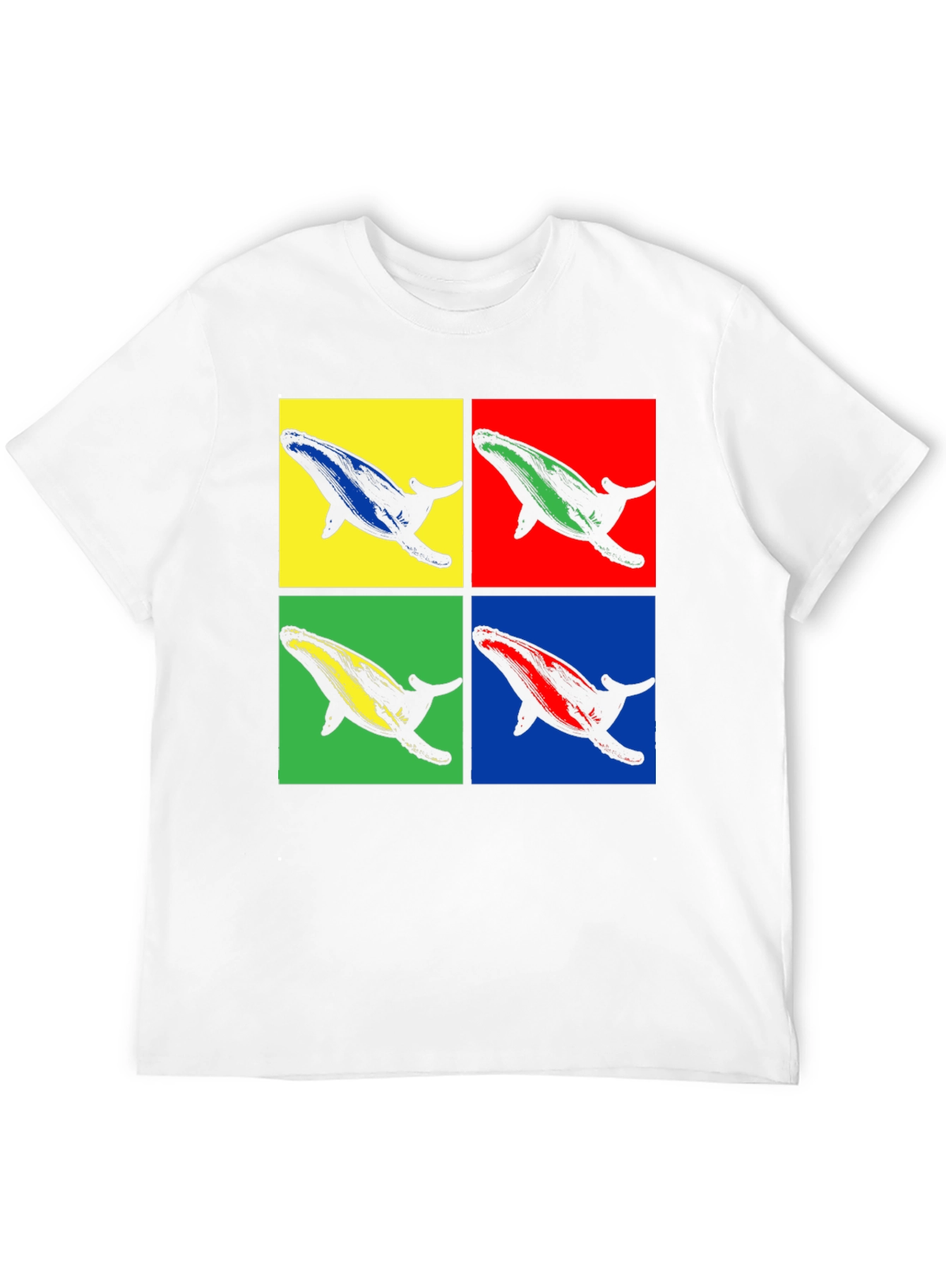 Whale Pop Art Graphic T-Shirt - Stylish & Unique