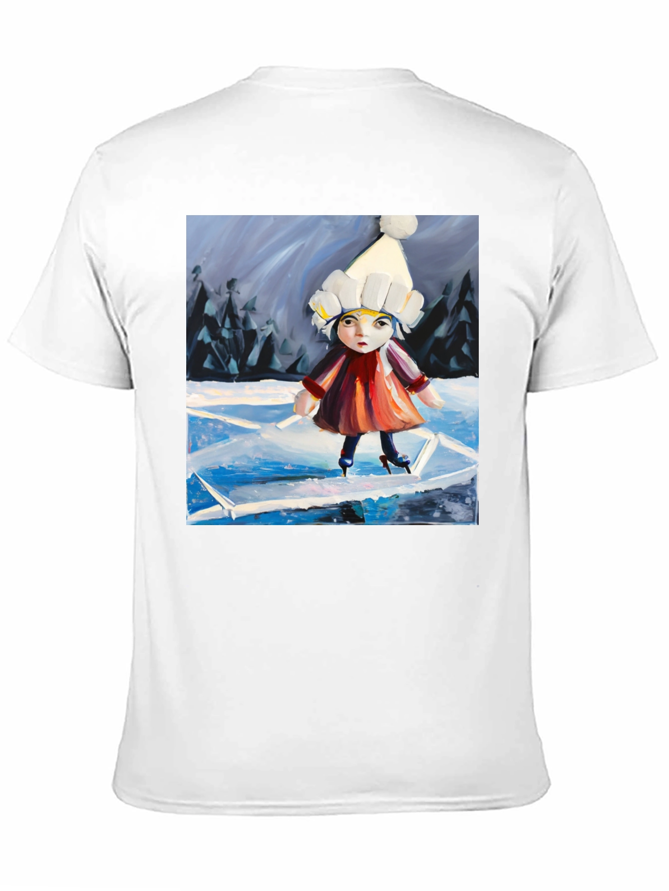 Ice Skating Girl Graphic Tee