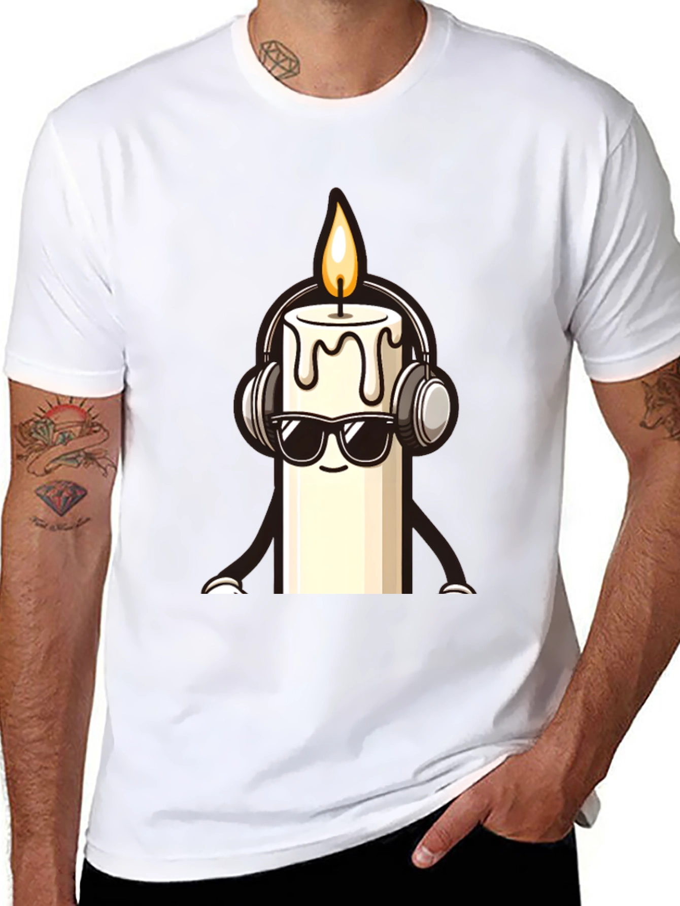 Cool Candle Tee: Lit Style