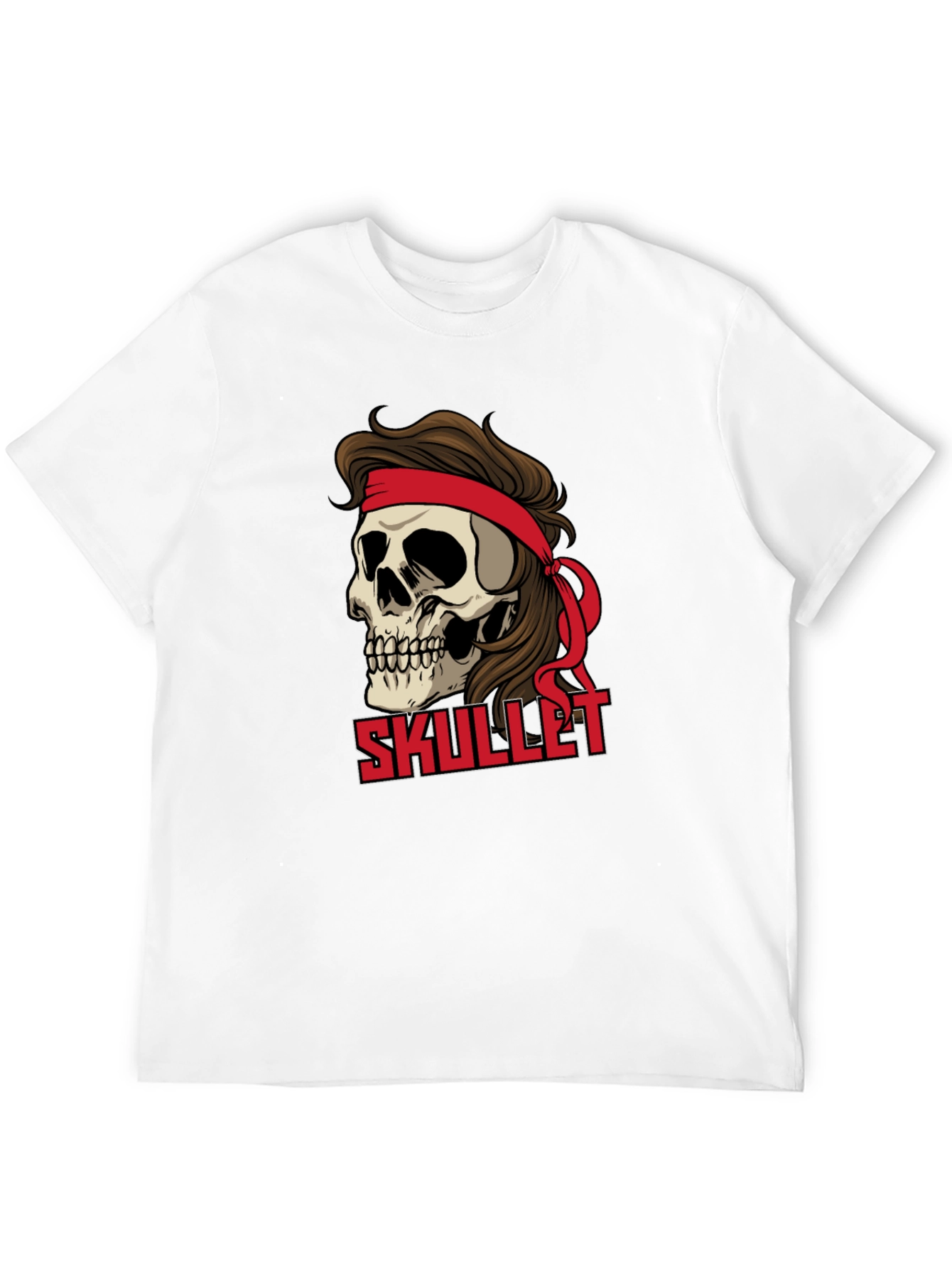 Skullet Graphic T-Shirt - Retro Rocker Style
