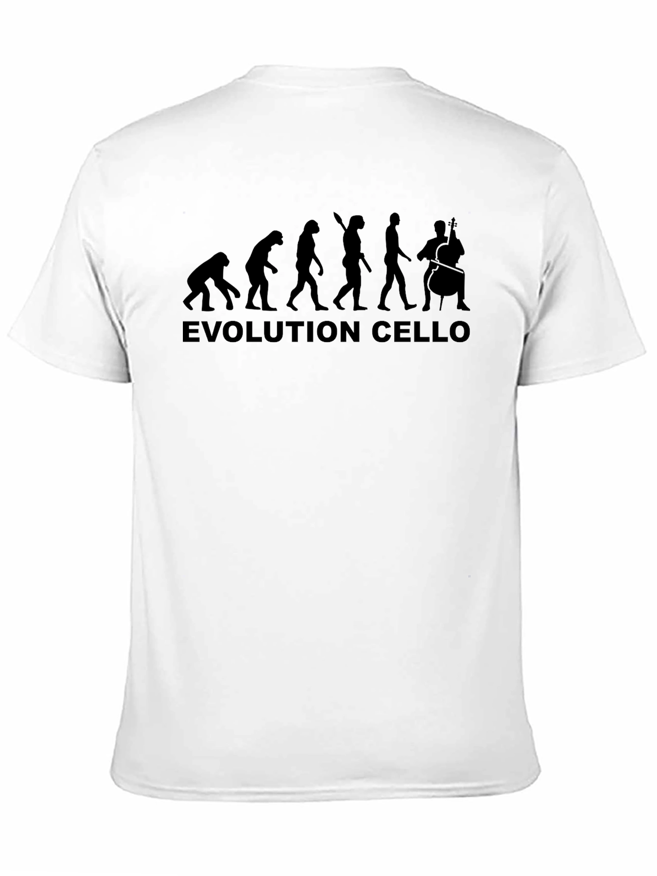 Evolution Cello T-Shirt - Musician Gift