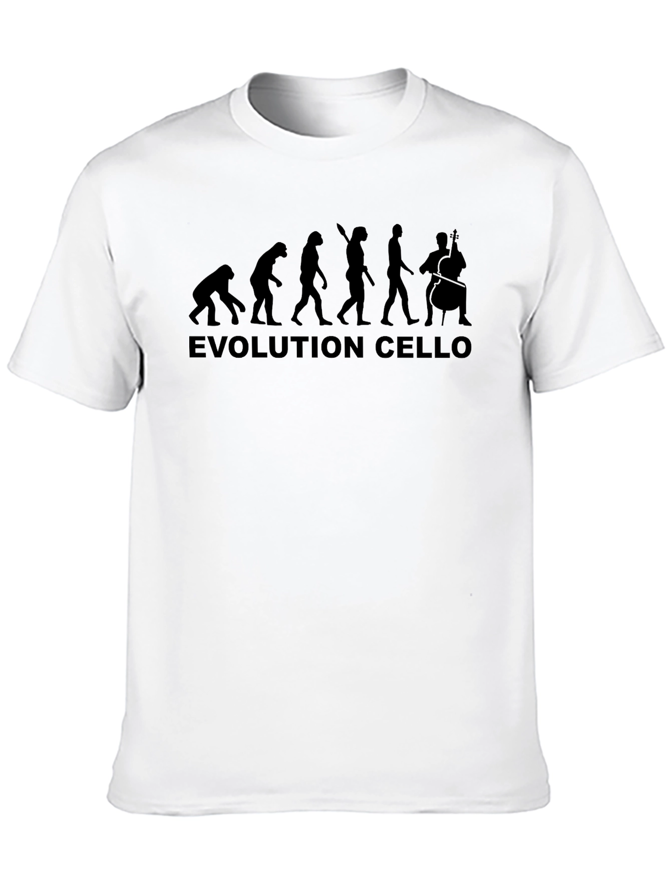 Evolution Cello T-Shirt - Musician Gift
