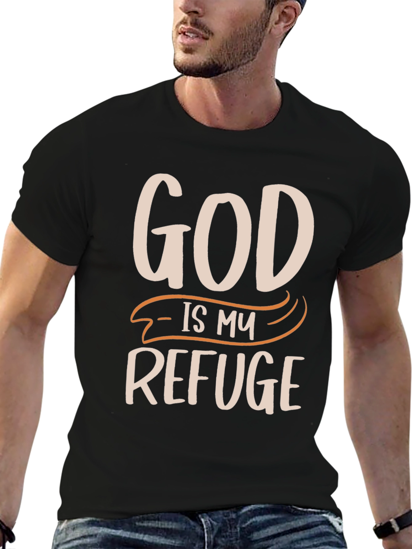 God Is My Refuge Tee
