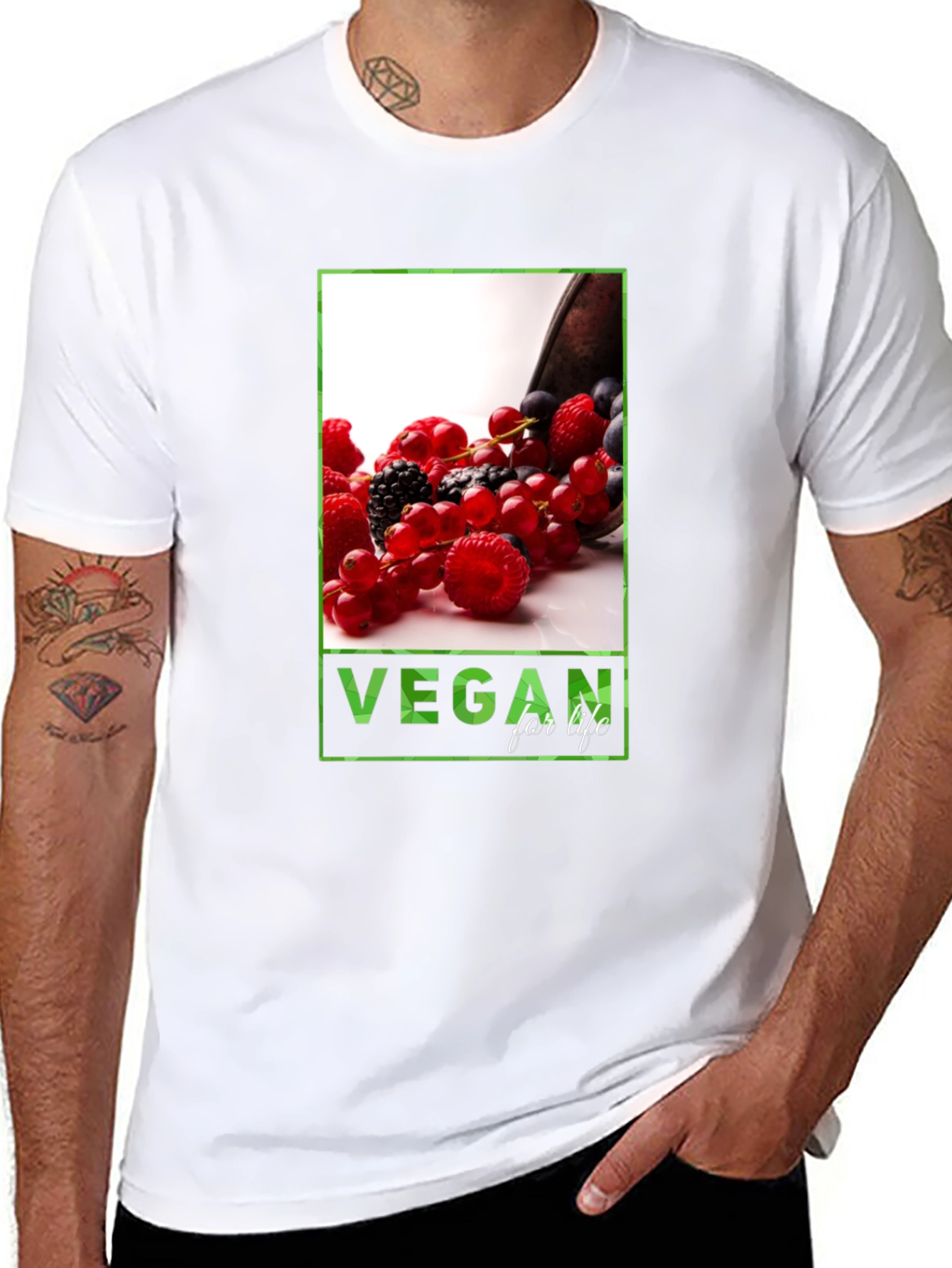 Vegan for Life T-Shirt - Stylish & Sustainable
