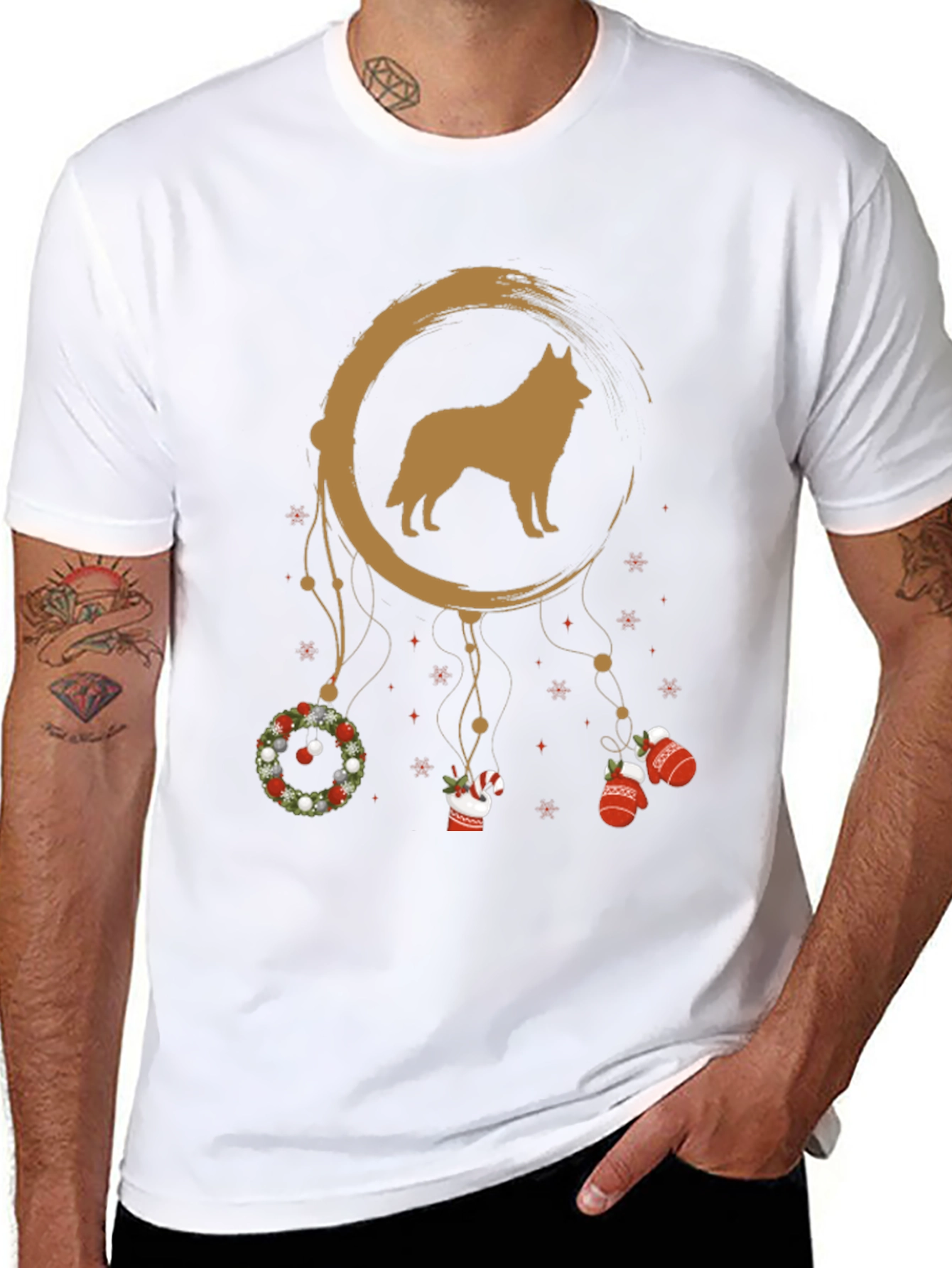 Dog Dreamcatcher Graphic Tee - Holiday Edition