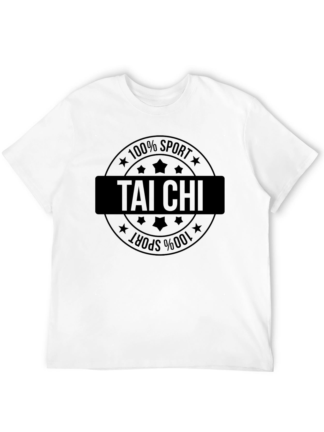 Tai Chi 100% Sport Black T-Shirt