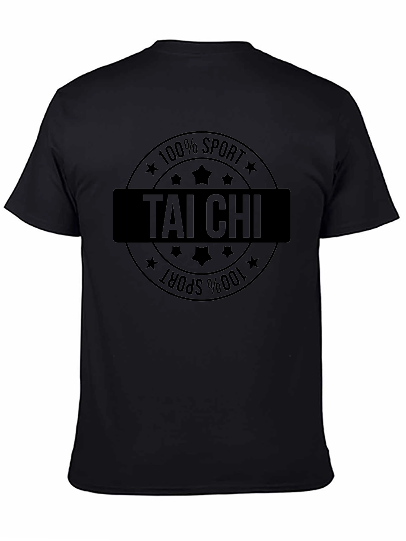 Tai Chi 100% Sport Black T-Shirt