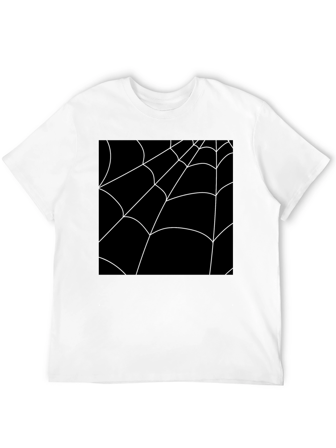 Black Spiderweb Graphic T-Shirt