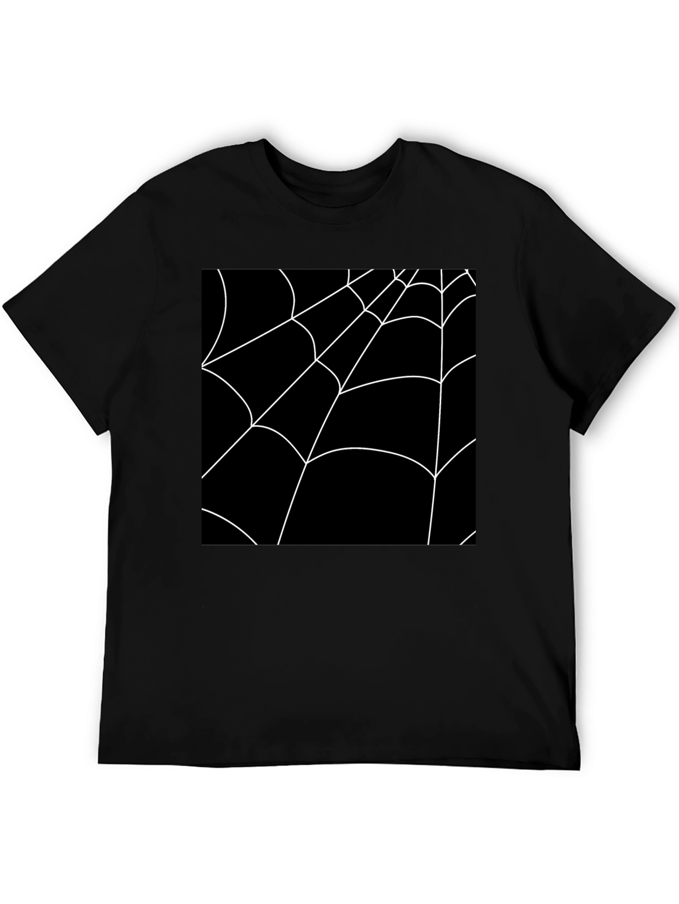 Black Spiderweb Graphic T-Shirt