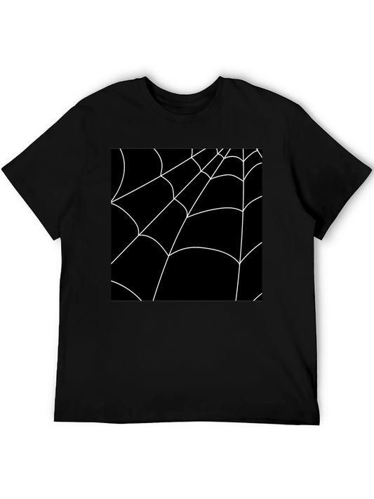 Black Spiderweb Graphic T-Shirt